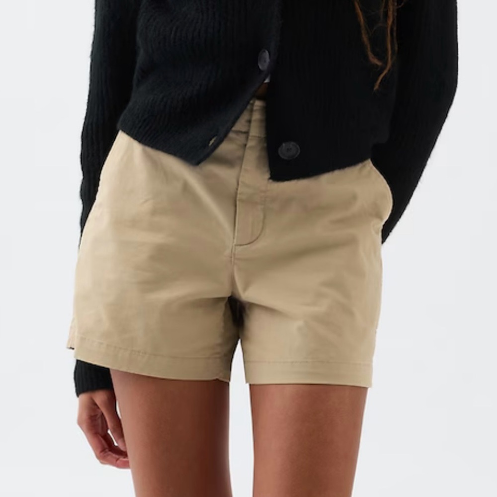 GAP Downtown Khaki Shorts 14 5 in Inseam Summer Cotton Stretch
